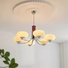 Lunaro | Bauhaus Pendellampa med 3/5 opalglas-huvuden