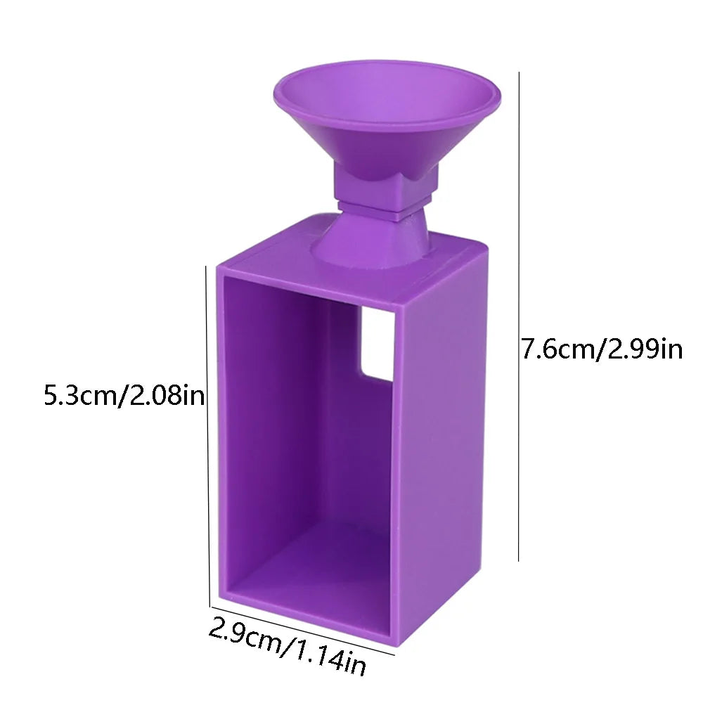 Carvallo Diamantmålning Tratt | För Runda & Fyrkantiga Stenarter | Lätt fyllning av Lådor & Skålar | Tillbehör för DIY-Konst