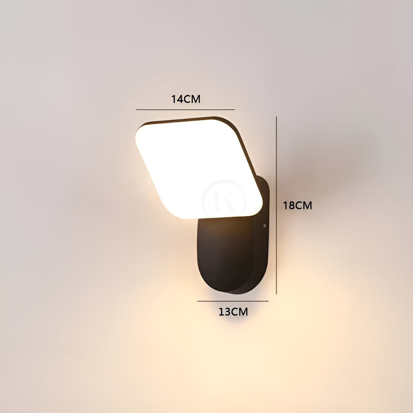 LED-vägglampa med rörelsesensor – Automatisk belysning för inomhus och utomhus