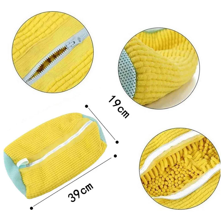 Praktisk skotvättpåse