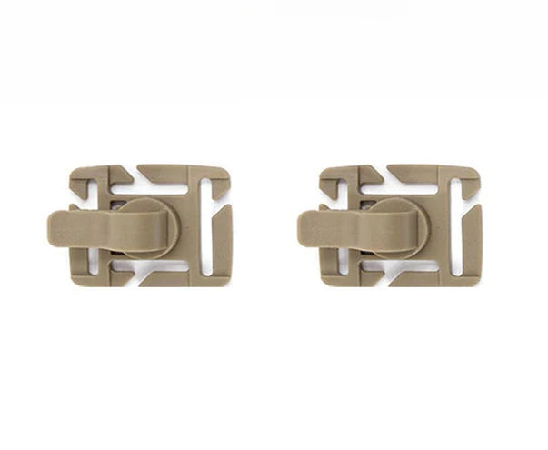 Carvallo Schlauchhalter Clip för dryckessystem | 360° roterbar | MOLLE-kompatibel | För ryggsäck, utomhus & camping | Lätt & Robust