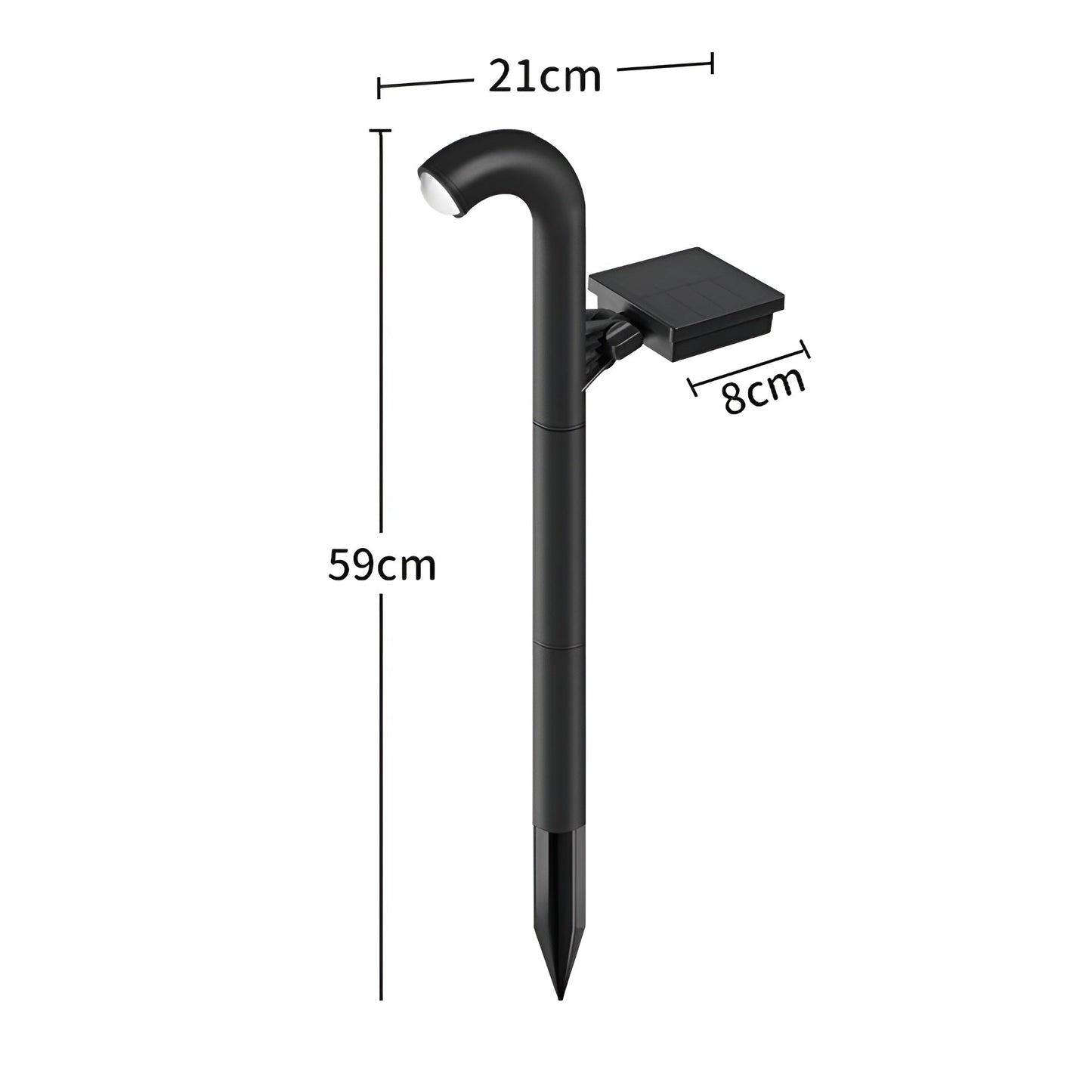 LED Solarlampor för trädgården – Dekorativ väg belysning för gård och uppfart