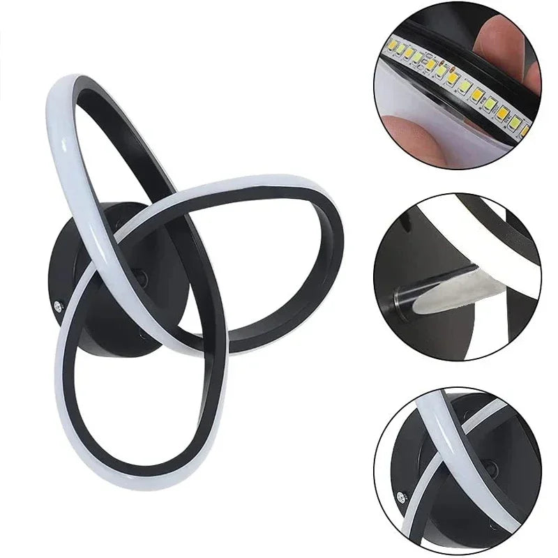 LuxeLED - Modern Taklampa för Sovrum och Vardagsrum