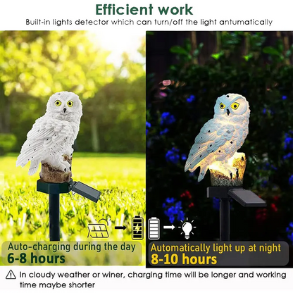 Solar Owl Garden Lights – 2-Pack