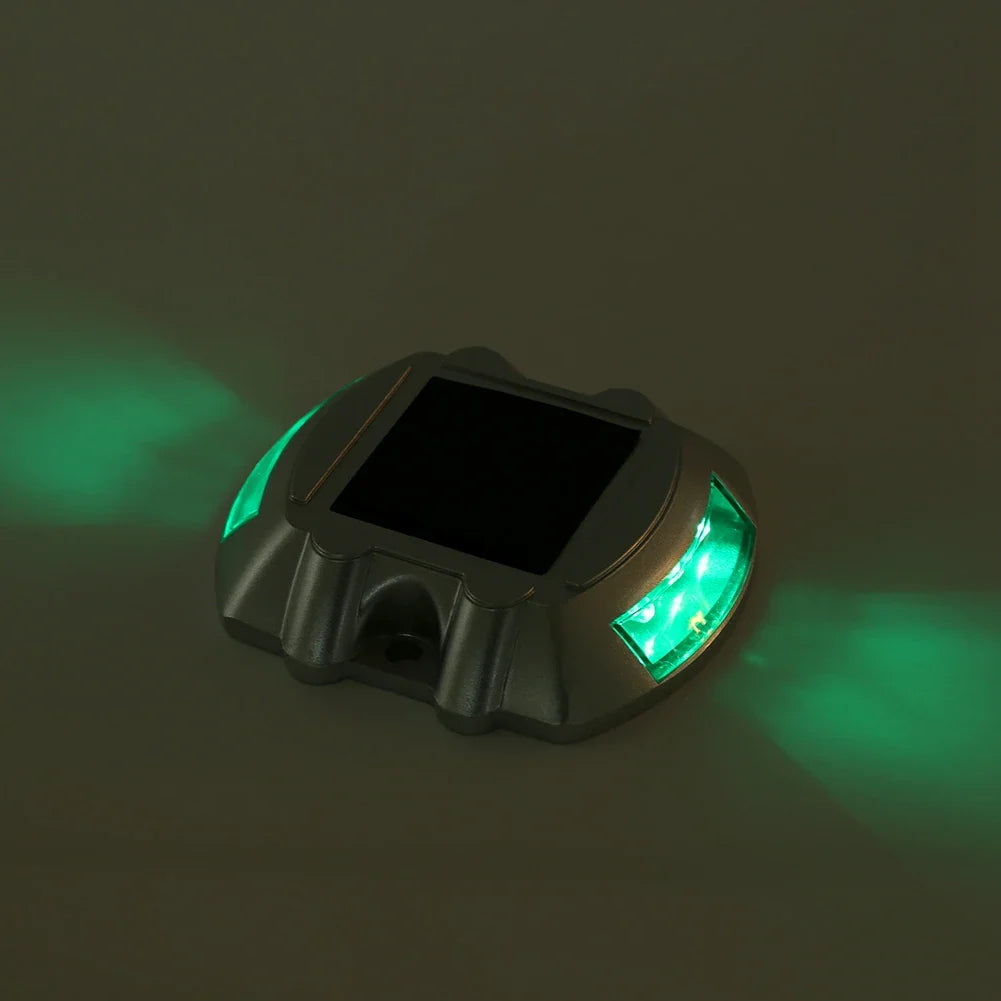 Carvallo Solar LED Vägbelysning i aluminiumtryck | IP68 Vattentät | 6 LEDs för uppfart, väg & trädgårdsstig