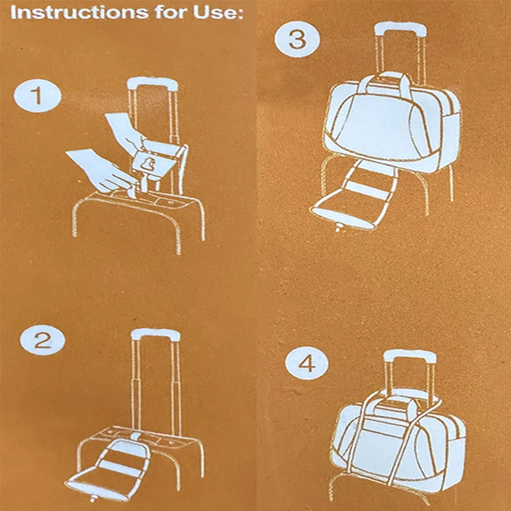 Carvallo Bagagebälte | Elastiskt resespännrem | Justerbar & Stabil | För extra bagage & handväskor