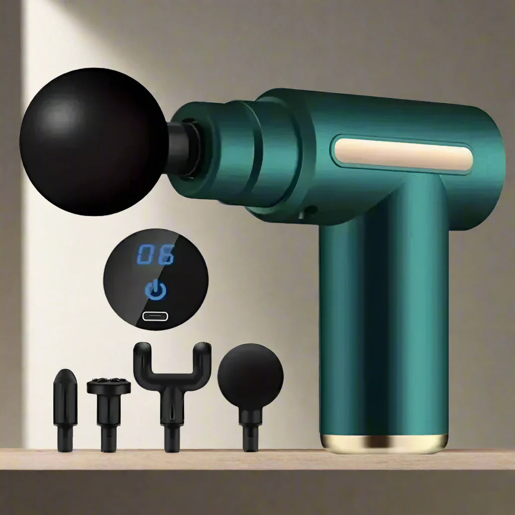 Royaleva Mini Muscle Massage Gun – Bärbar Handhållen Perkussion Massager för Djupvävnadsavlastning