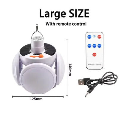 Praktisk Solär Utomhus- och Campinglampa