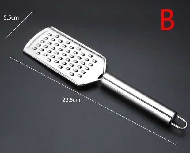 Carvallo MultiGrate Classic Handriven i rostfritt stål | Mångsidig för ost, grönsaker &amp; frukt | Ergonomisk &amp; diskmaskinssäker