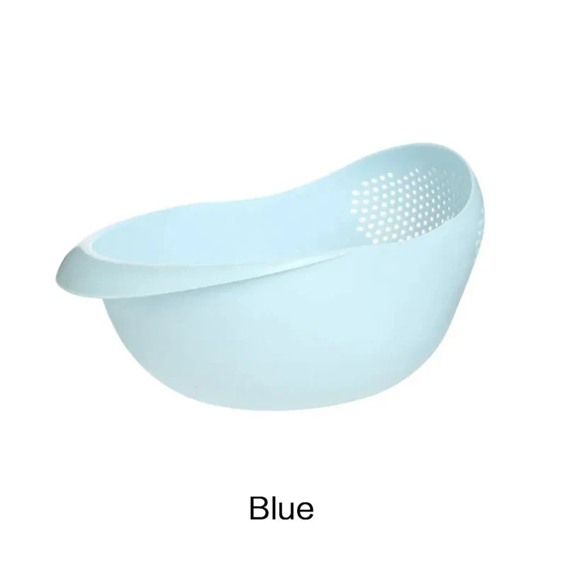 Carvallo Multifunktions-sil | Sil för rensning & avrunning | För frukt, grönsaker & ris | Ergonomisk design