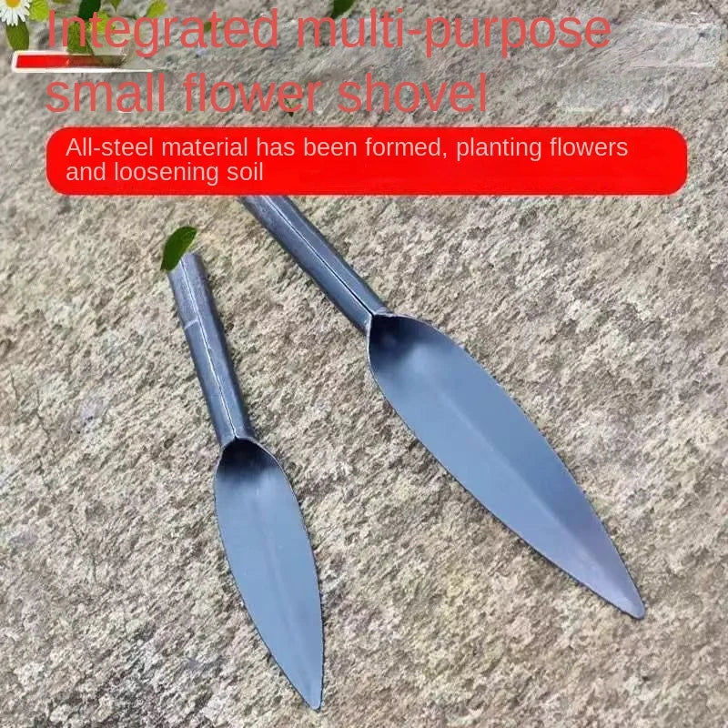 Carvallo Weidenschaufel aus Hochkohlenstoffstahl | Spitzschaufel zum Graben & Lockern | Kompakte Gartenschaufel für Wildgemüse & Gartenarbeit