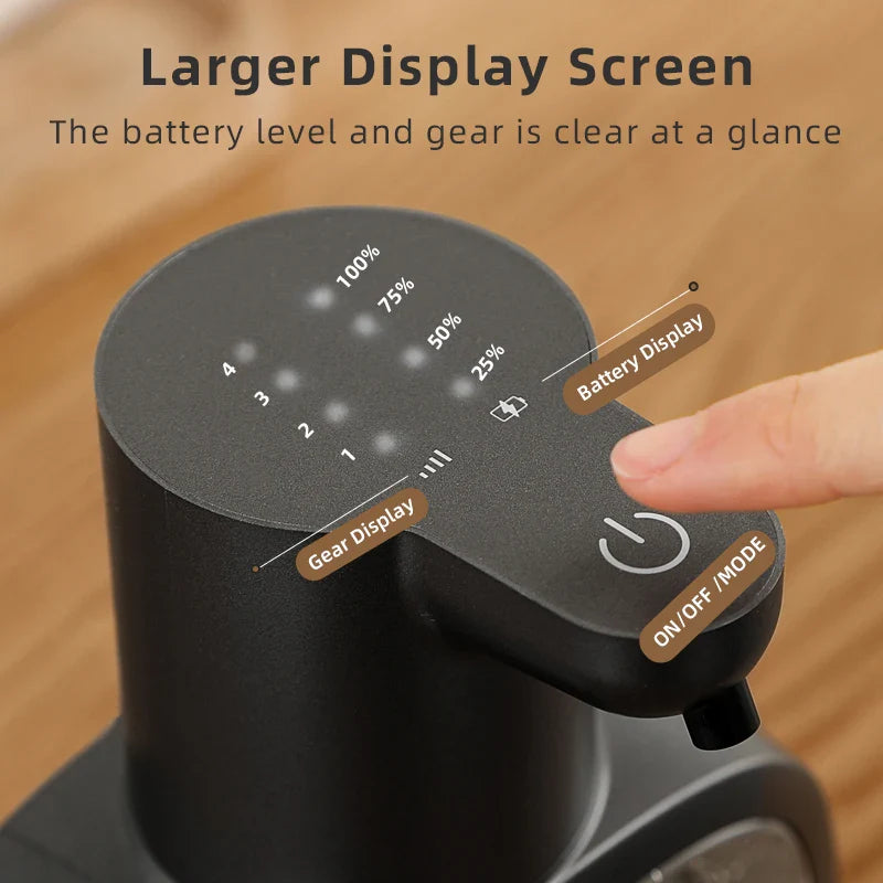 Carvallo Seifenspender Foamello | Väggmontering | 500 ml | Laddningsbar & beröringsfri | Sensorsensorfunktion