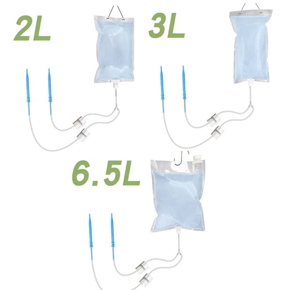 Carvallo växtvattensäck | Upp till 30 dagars automatisk droppbevattning | Med ventil & 1 m slang | 2–6,5 L