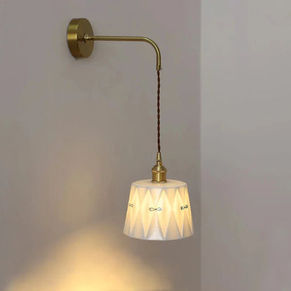 ZenGlow - Japansk Retro Vägglampa med Dragströmbrytare