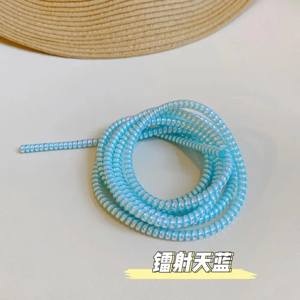 Carvallo Kabelskydd Spiral | Färgglad kabelskydd | För laddkablar & hörlurar | Skydd mot kabelbrott & knutar