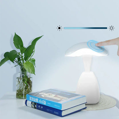 GlowTouch - LED Nattlampa med Touchkontroll, Dimbar Bordslampa för Sovrum och Kontor