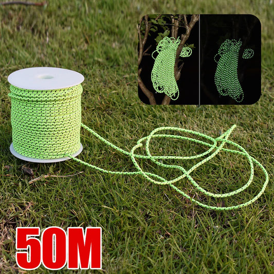 Carvallo Paracord SEVION Pro 50m | Hög hållfasthet & Slitskydd | Utomhus & Survival Rep för Tält, Camping, Bergsklättring