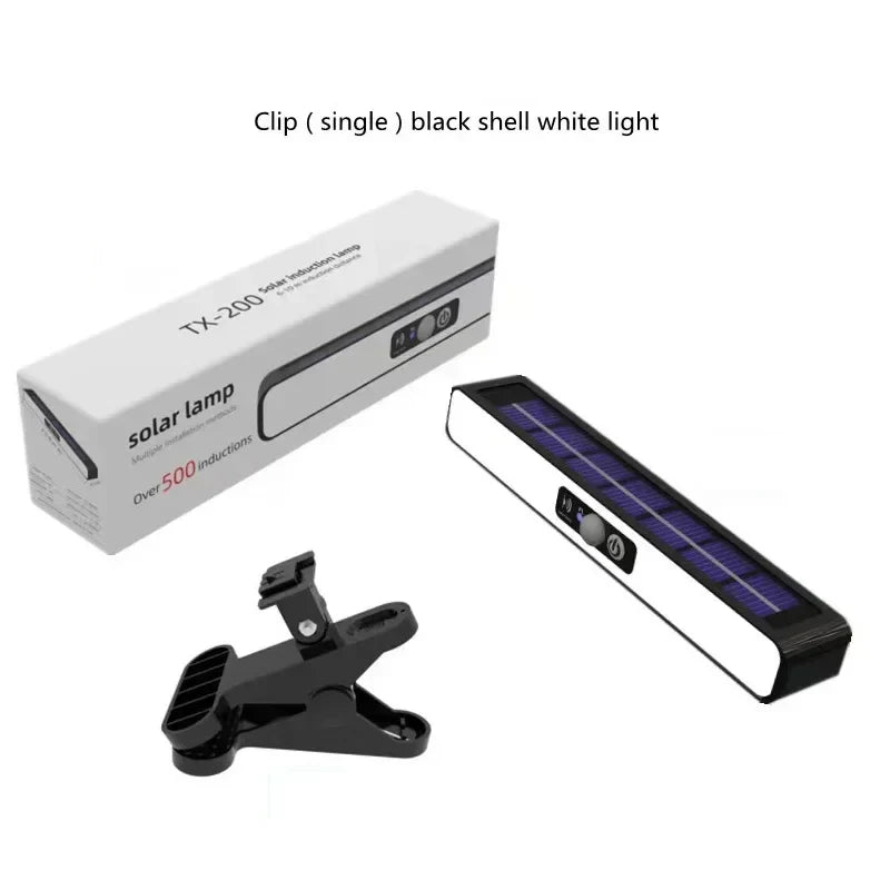 Carvallo Solarljus | 36 LEDs | Rörelsesensor & 3 lägen | Klämmontage & IP55 vattenskydd