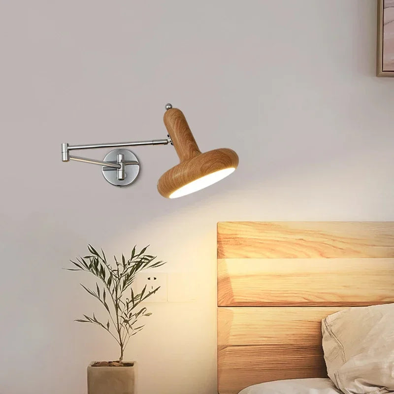 LichtSwing - Minimalistisk LED Vägglampa för Sovrum och Vardagsrum
