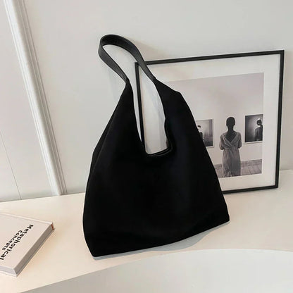 Skulderväska Faux Suede Mjuk Tote för Kvinnor