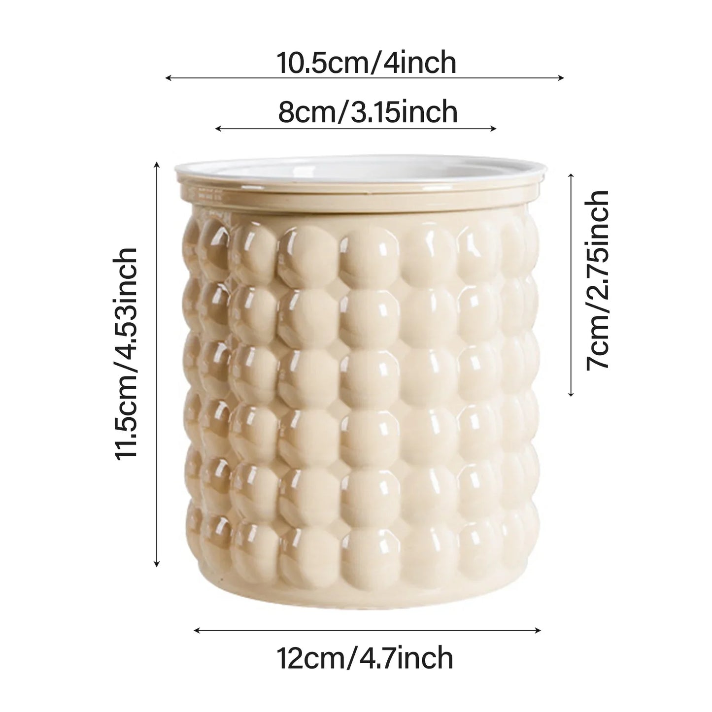 Carvallo Hydroponisk Blomkruka | Självbevattnande & Modern | För Inomhusväxter | 3-pack