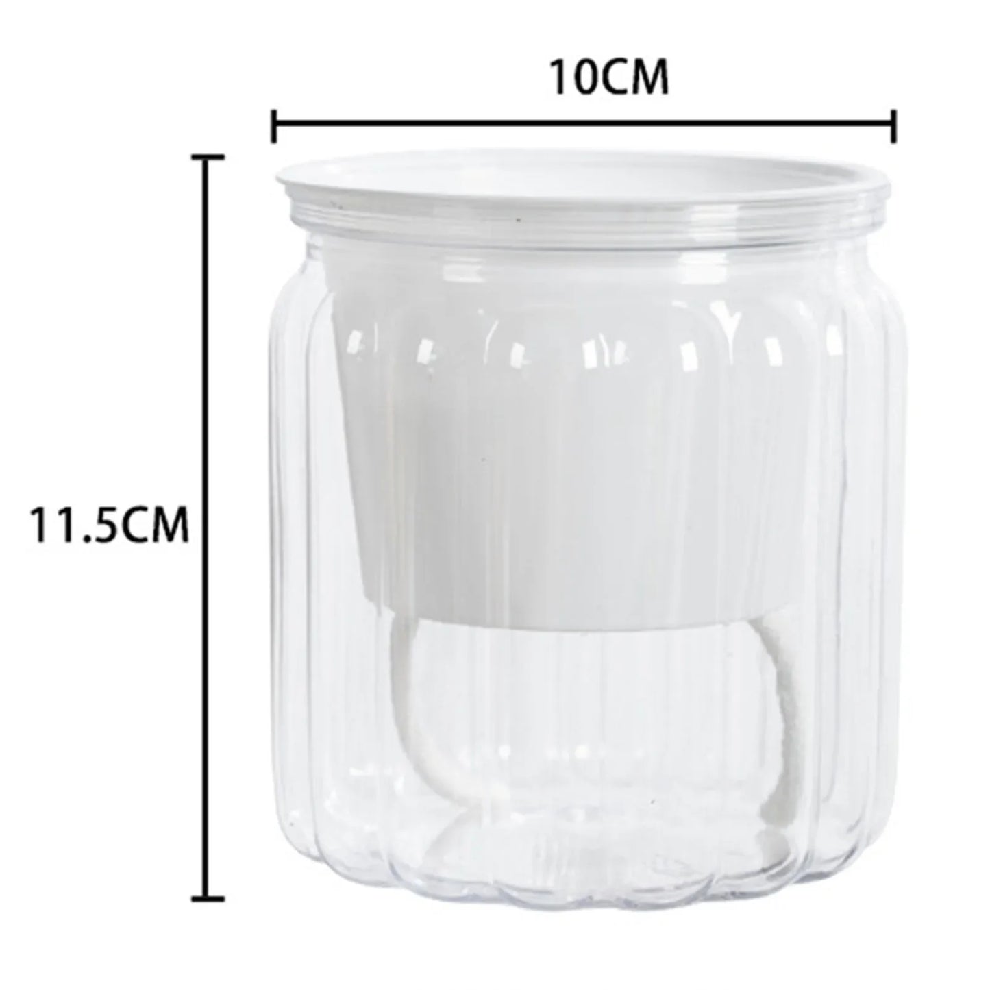 Carvallo Hydroponisk Blomkruka | Självbevattnande & Modern | För Inomhusväxter | 3-pack