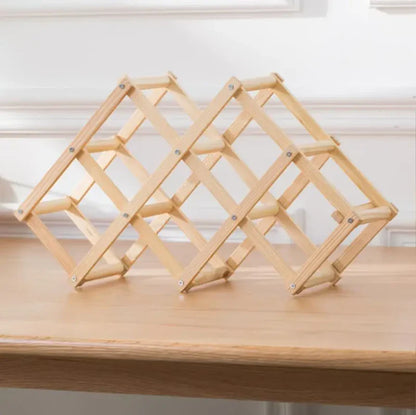 Carvallo - Ihopfällbar furu förvaringsställning