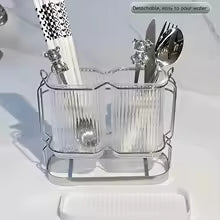 Carvallo LuxDry | Vägg- & Ståmontage | Dubbelfack för hygienisk förvaring | Rostfri & avtagbar