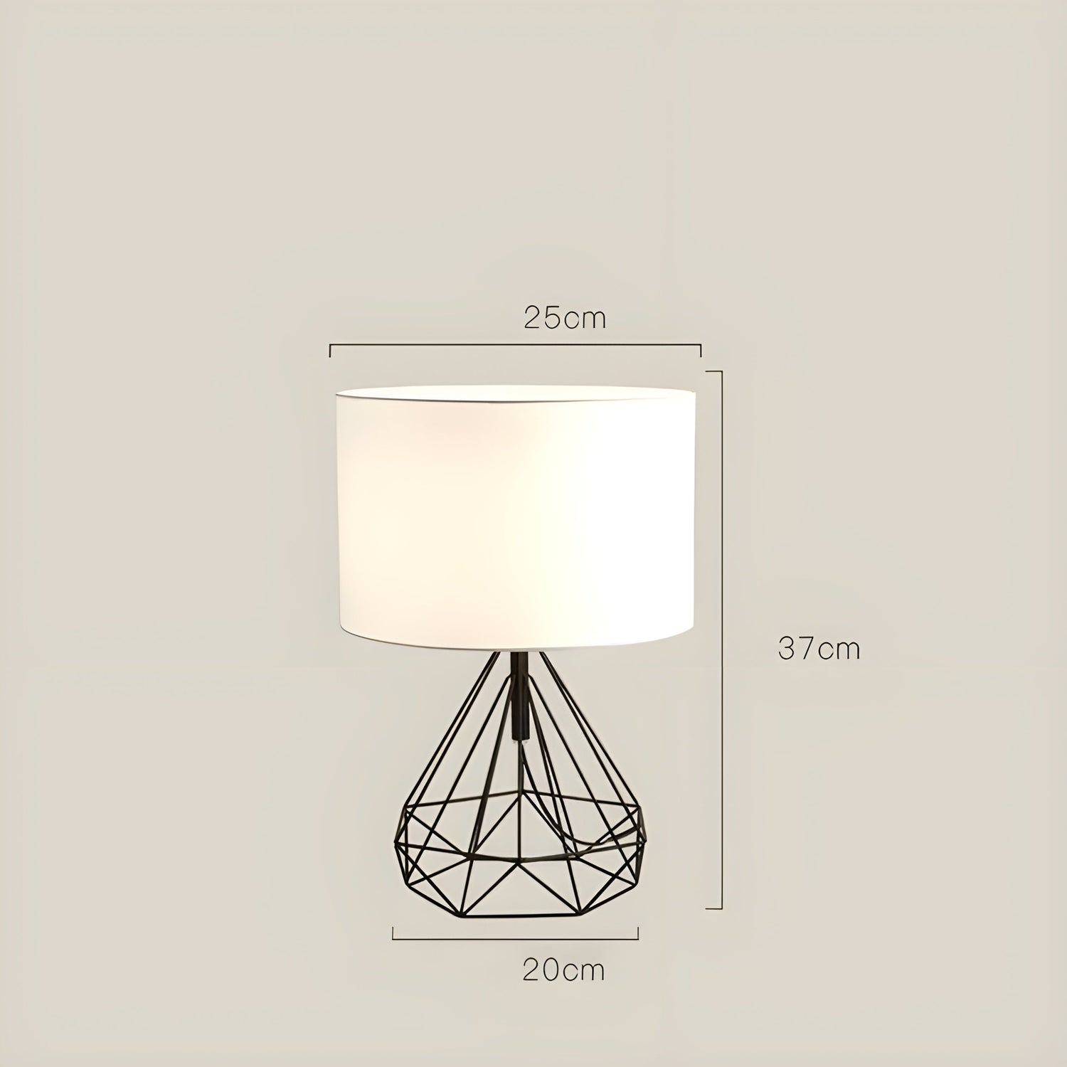 SkandiShade Lampa - Dekorativ BordsLampa i Skandinavisk Design