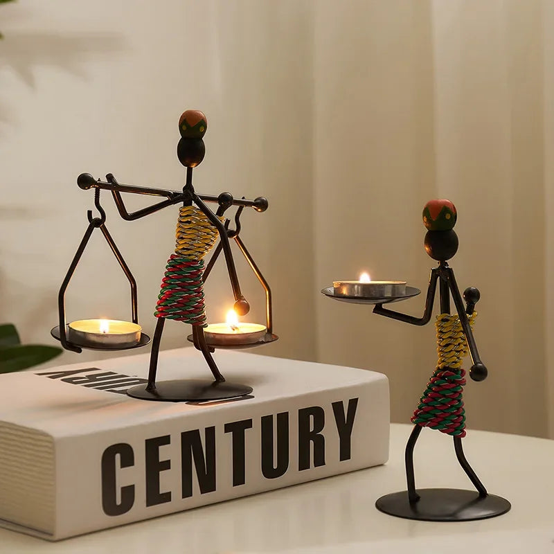 Carvallo – Lyxig Ljusstake med Äkta Vintage Charm