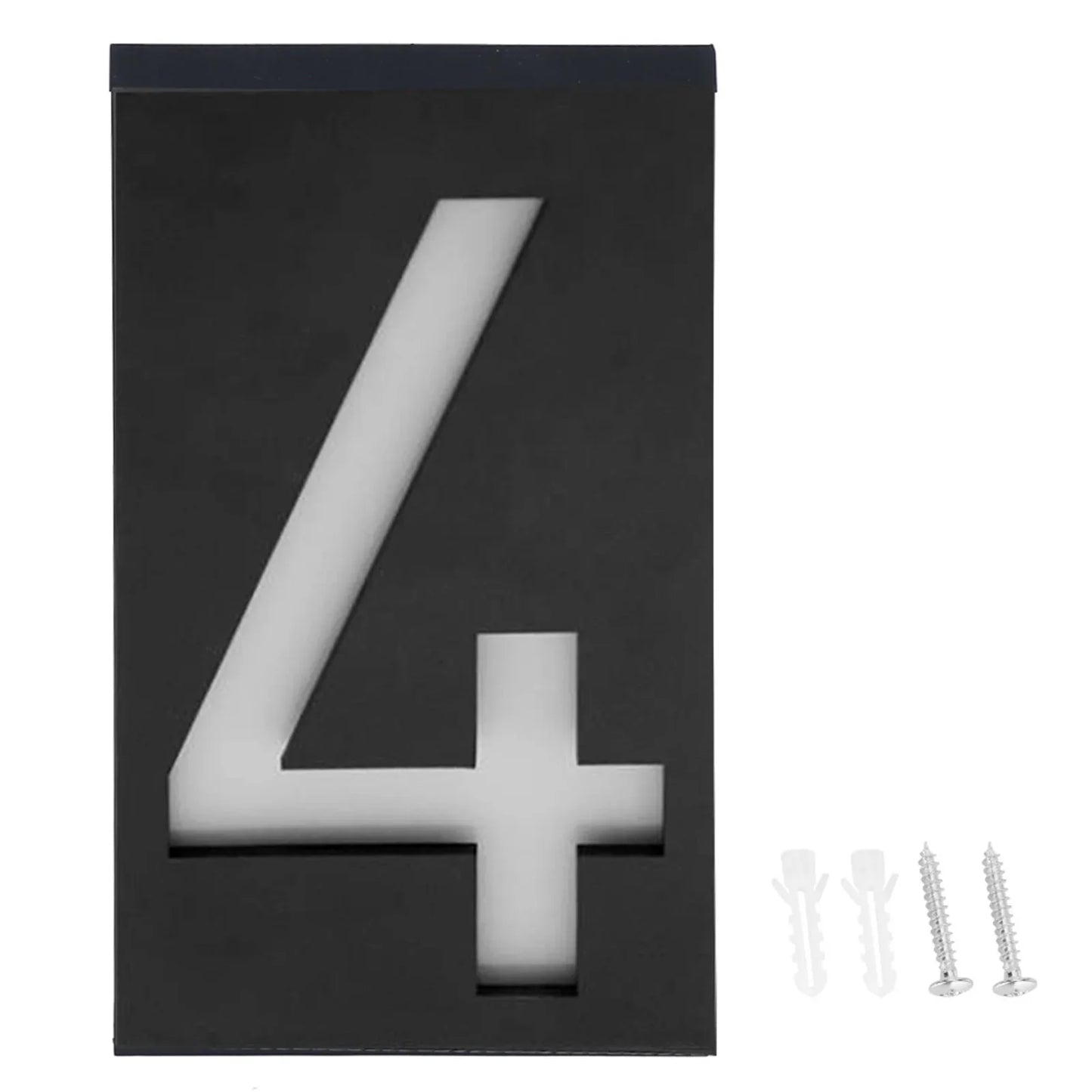 Carvallo Solar Husnummerlampa | LED Belyst | Vädertålig IP55 | Automatisk ljus vid mörker