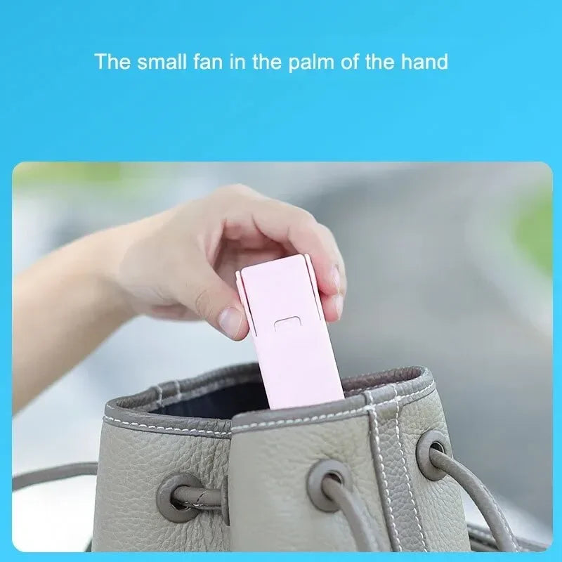 Carvallo-Fällfläkt BrisaFold | USB-laddningsbar & bärbar | Tyst & kraftfull | För skrivbord & på språng