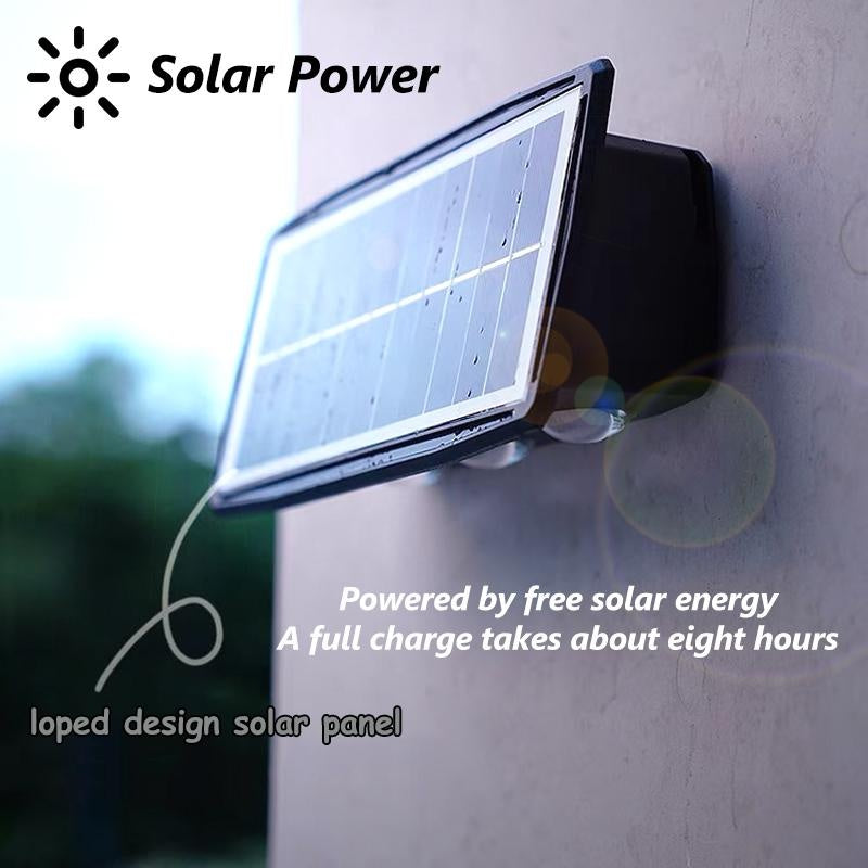 Solenergidriven Vägglampa – Energibesparande Utomhus LED-lampa