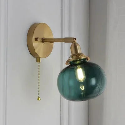 LichtKrona - Modern Vägglampa med Dragströmbrytare