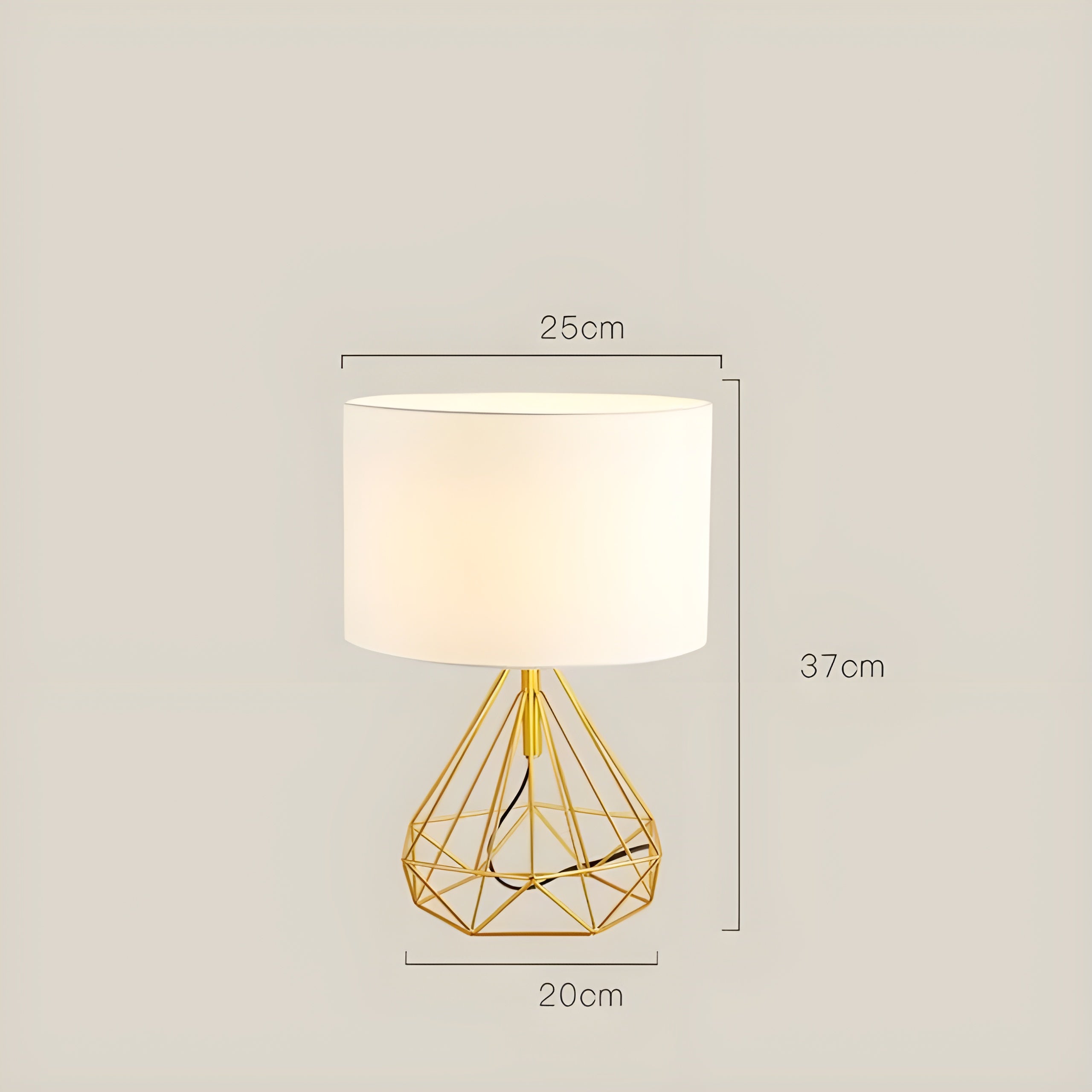 SkandiShade Lampa - Dekorativ BordsLampa i Skandinavisk Design