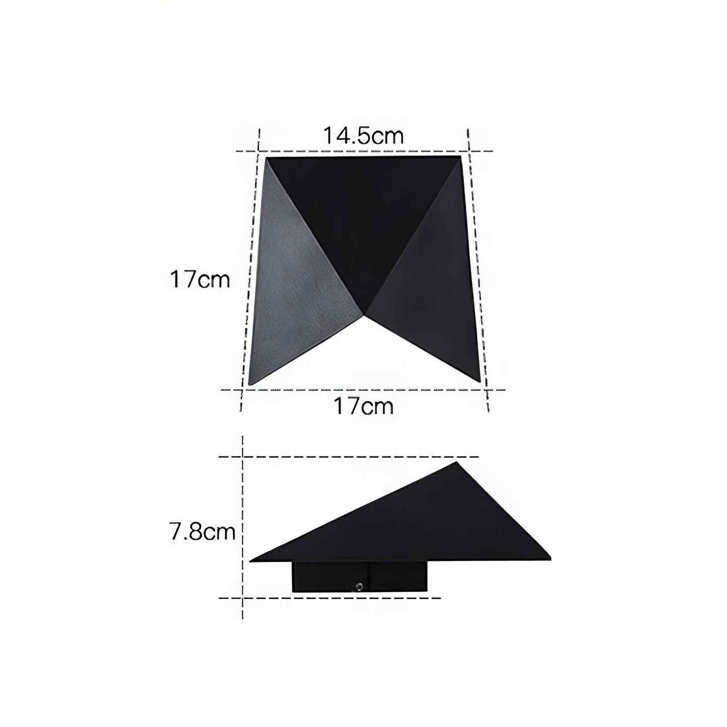 Rayden - Modern Nedre Utomhus Vägglampa i Svart eller Vitt
