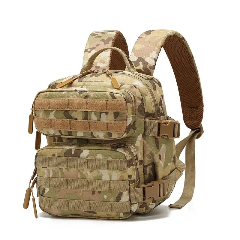 Carvallo Mini-ryggsäck 9L | MOLLE-utomhusryggsäck | Kompakt &amp; Hållbar | För vandring, camping &amp; EDC