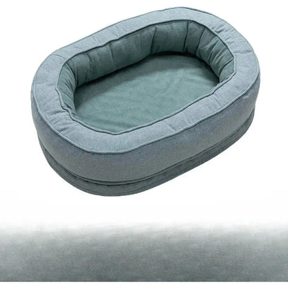 PupDreams Säng - Mjuk &amp; Andningsbar Ortopedisk Stor Hundsäng