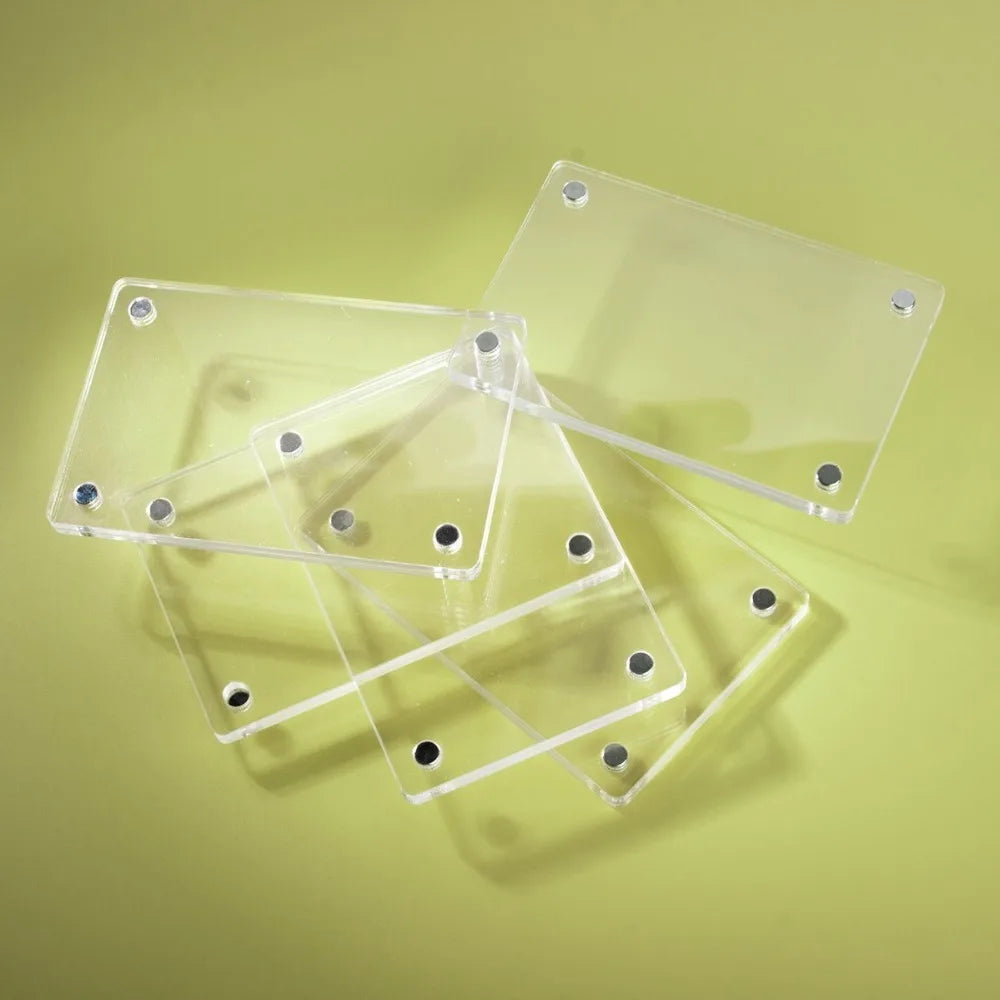Magnetiska akryl fotoramar 5-pack
