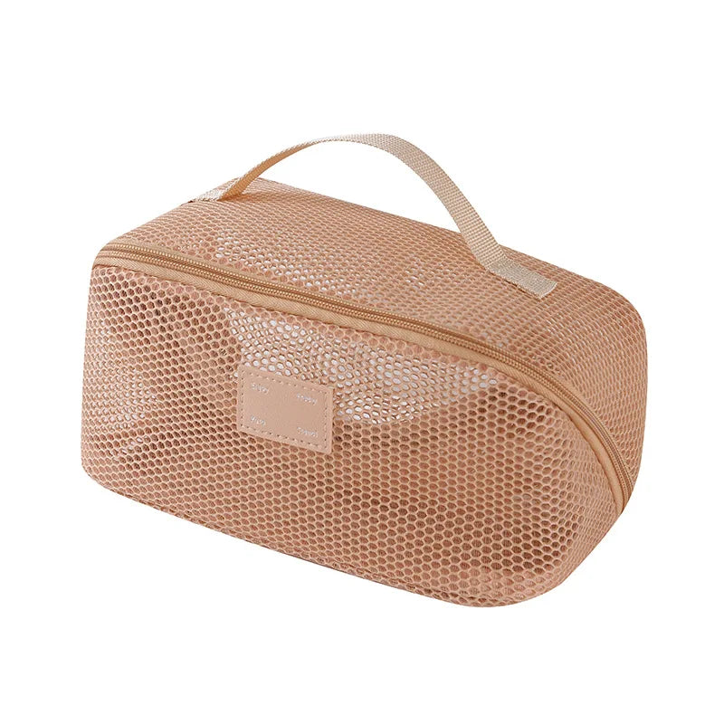 Carvallo ClarityBag Mesh | Transparent & Rymlig | 23 × 11 × 11 cm | För Resor & Vardag