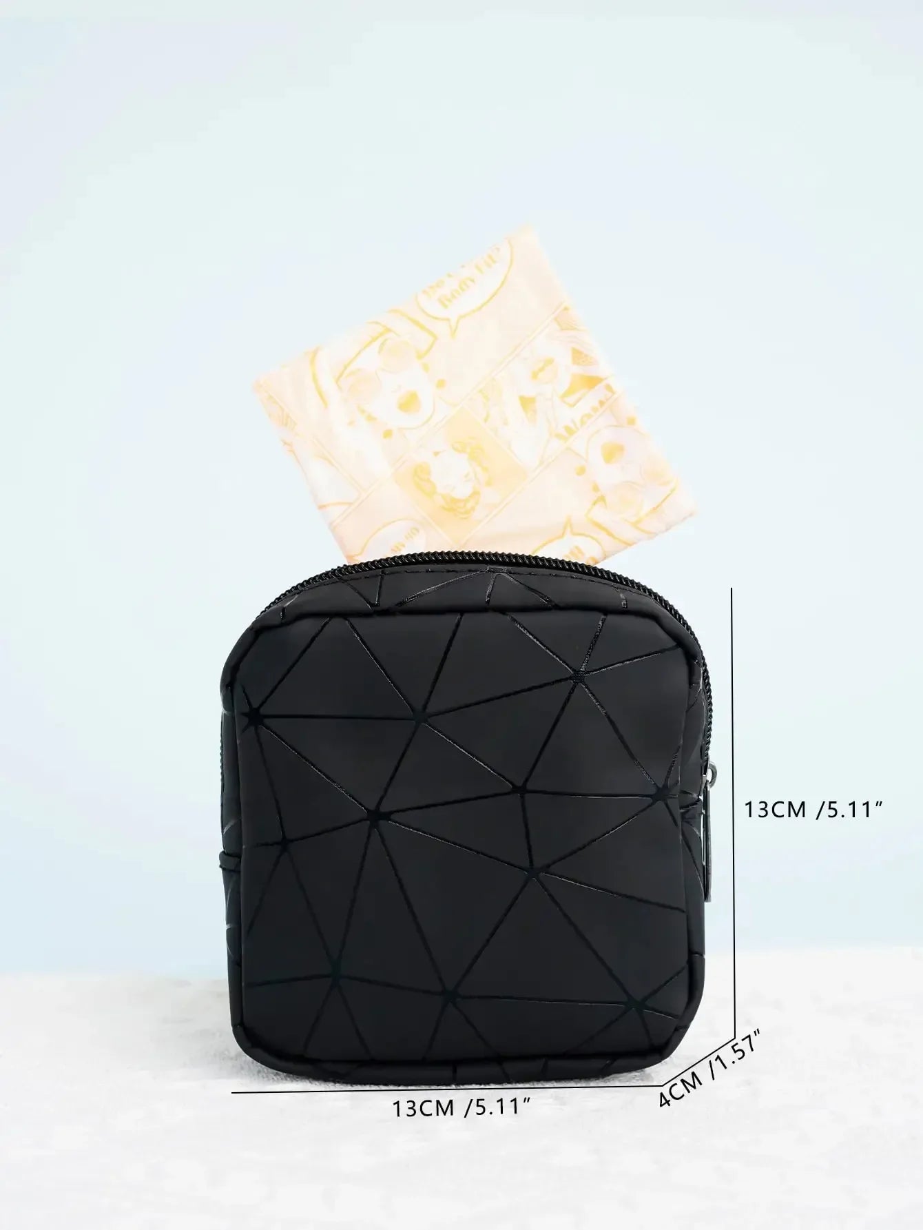 Carvallo Förvaringsväska Luniva Pocket | PU-läder | För smycken, hygienartiklar & vardag | Kompakt & Stilig | 13×4×13 cm