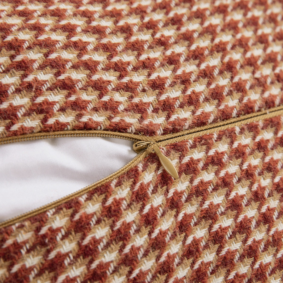 Carvallo – Klassisk Houndstooth Kuddöverdrag med Tidlös Elegans