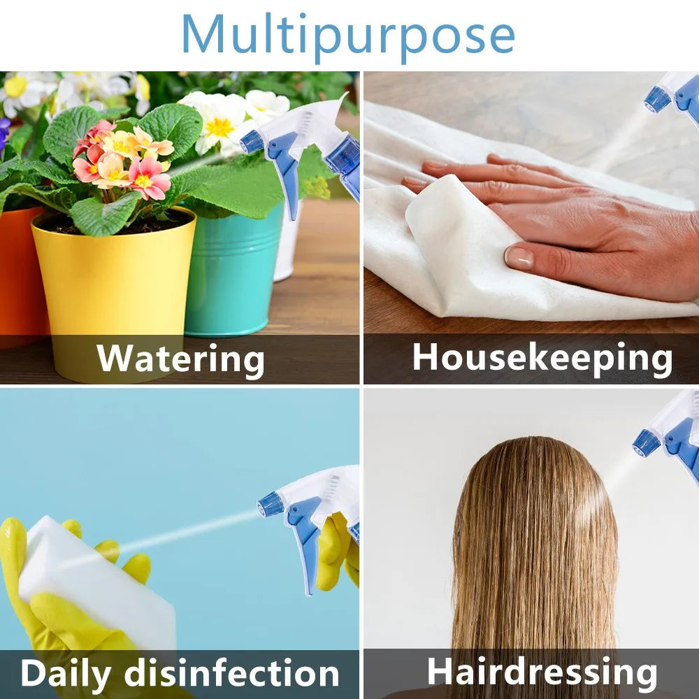 Justerbar sprayflaska med ergonomiskt handtag för enkel hantering och mångsidig användning