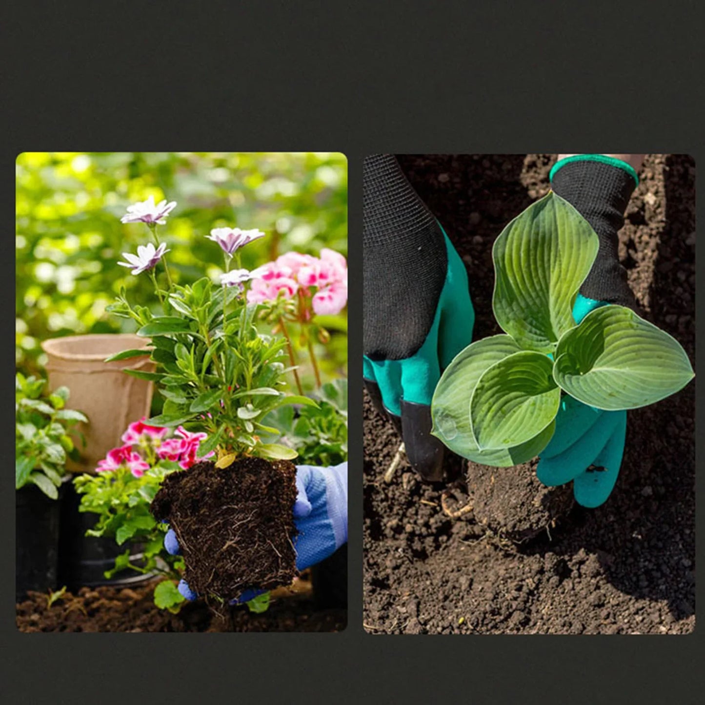 Carvallo FLORAFIX | Robusta handske av järn | Rutschfritt handtag | Valfritt med Oxford-väska