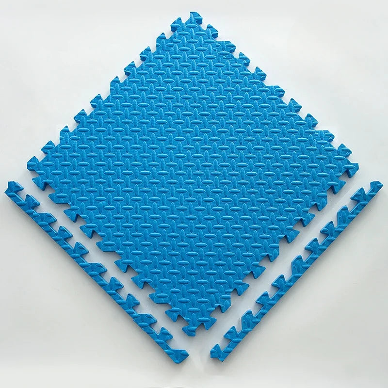 PlayMats – Färgglad skum babylekmatta pussel med låsbart design för barn