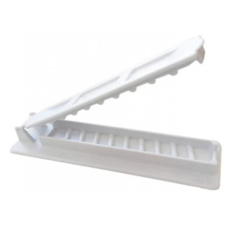 Carvallo Kebab-Spett-Makare i plast | Gör BBQ-spett enkelt själv | Tål diskmaskin & återanvändbar | För kött, grönsaker & schaschlik