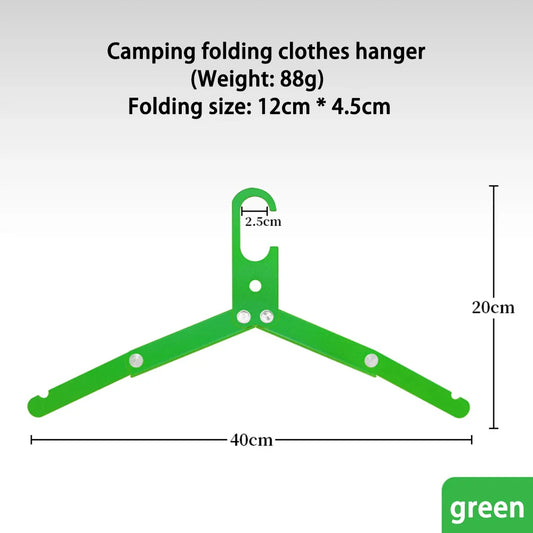 Carvallo Fällbar Utomhus-Klädhängare i Aluminium | Ultralätt & Halkfri | Kompakt för Camping, Resor & Vandrare | Bärbar Torkhängare