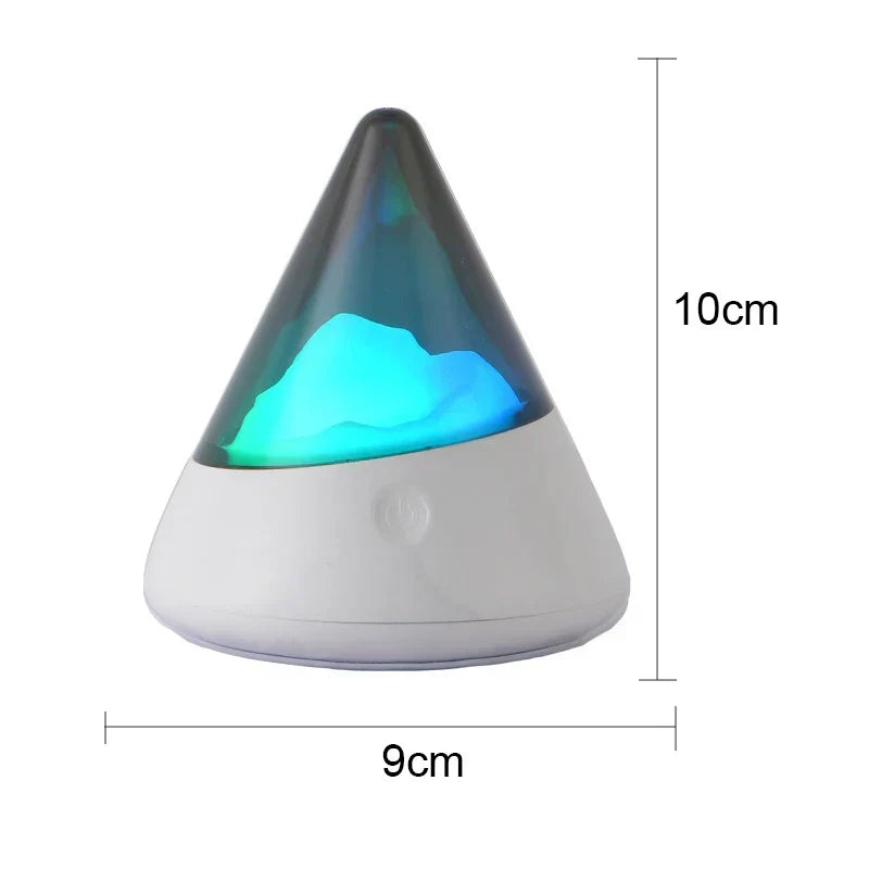 Trådlös LED Isberg Nattljus – Moderna Design för Avkopplande Belysning