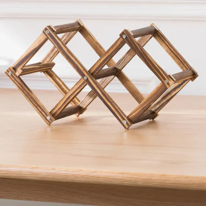 Carvallo - Ihopfällbar furu förvaringsställning