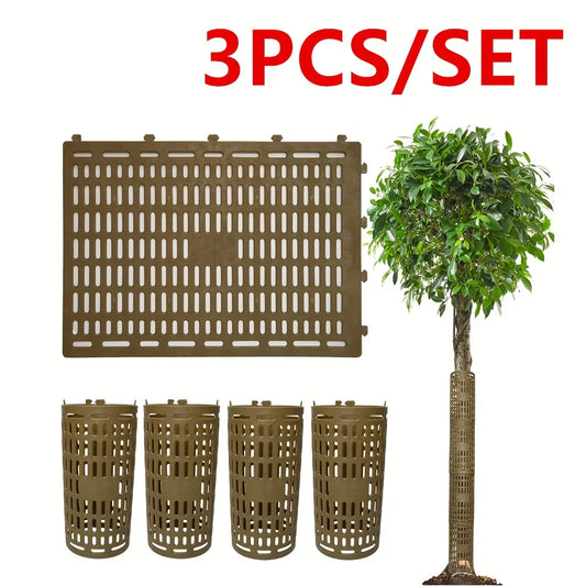 Carvallo StammProtektor Stammskydd Manschett | Kan anpassas & Återanvändbar | Skydd mot barkskador från gräsklippare & gnagare